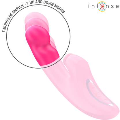 INTENS - EMI VIBRATOR 13,5 CM MULTIFUNKSJON 3-I-1 10 VIBRASJONER ROSA