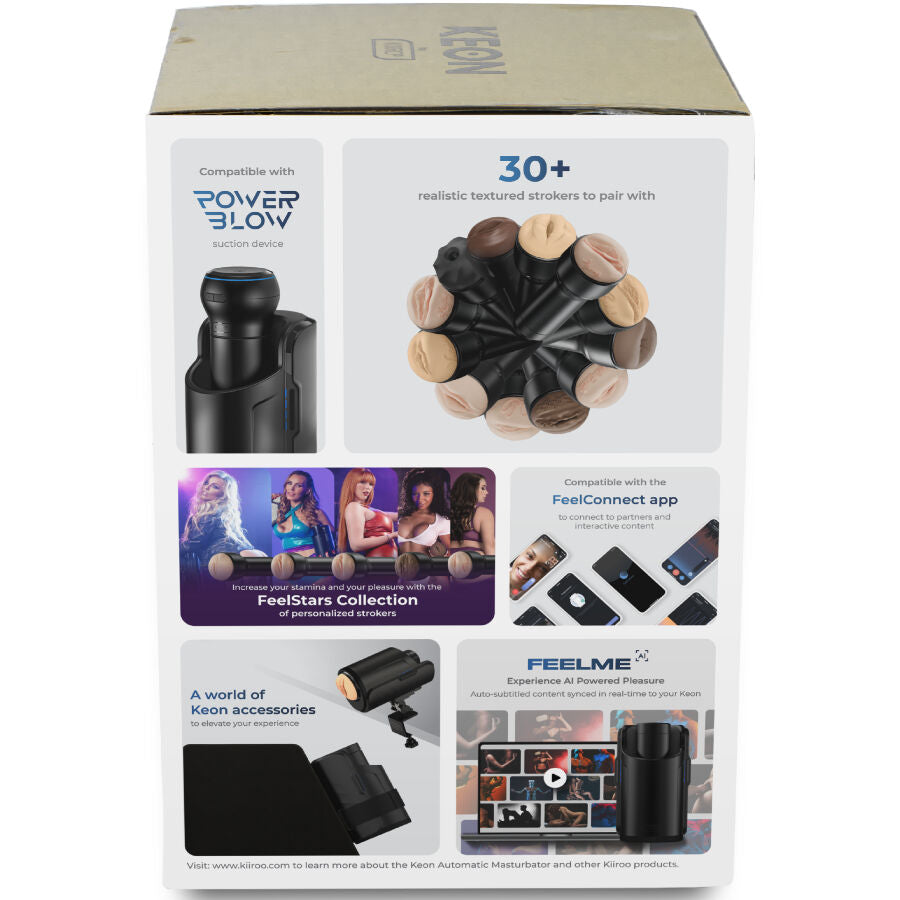 KIIROO - KEON WIFI COMBO AUTOMATIC MASTURBATOR + FEEL STROKER