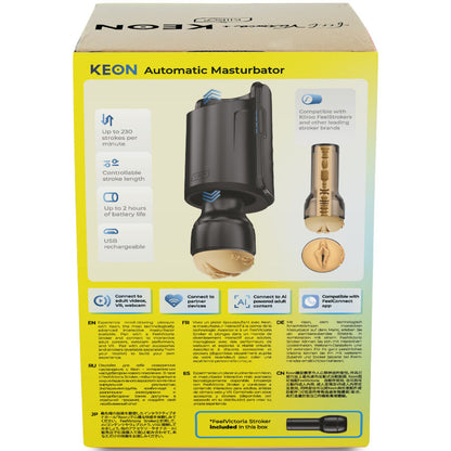 KIIROO - KEON WIFI COMBO VICTORIA JUNE AUTOMATISK MATURBATOR + FEEL STROKER