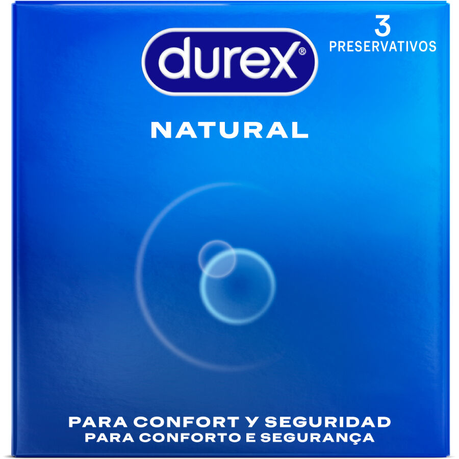 DUREX - NATURAL CONDOMS 3 UNITS