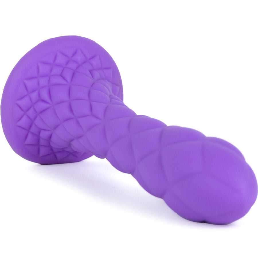 SILEXD - DRØMMENDE DILDO FANTASY FLYTENDE SILIKON TERMOREAKTIV FIOLETT 18,5 CM