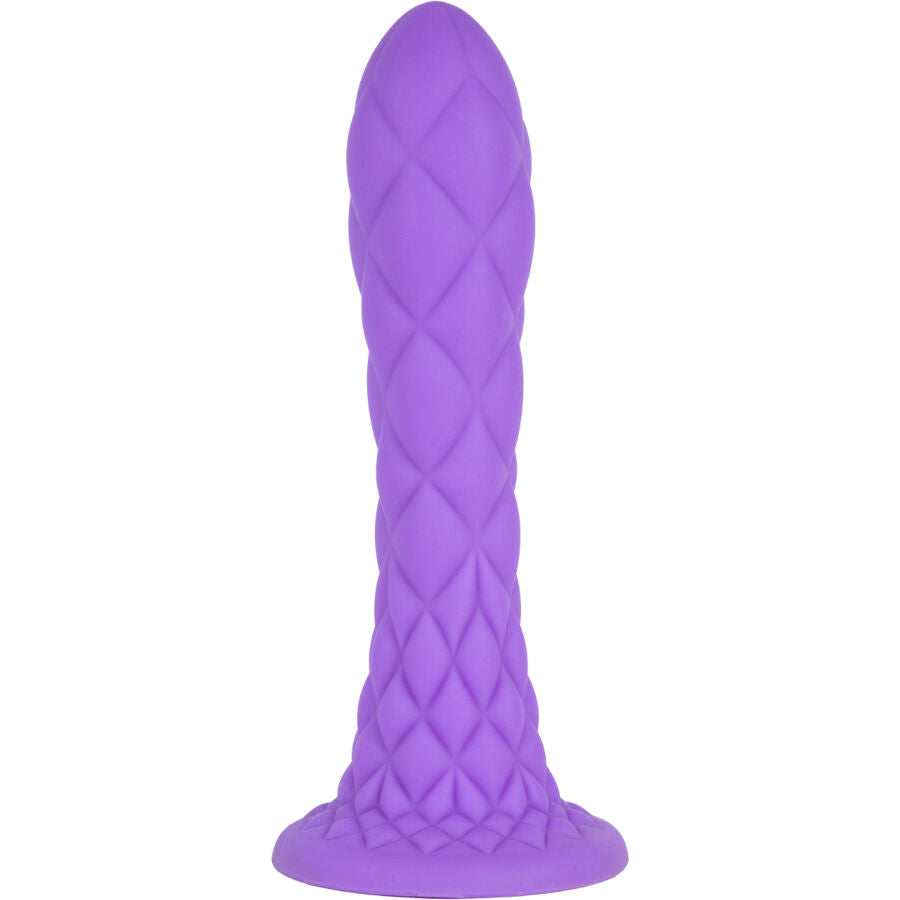 SILEXD - DRØMMENDE DILDO FANTASY FLYTENDE SILIKON TERMOREAKTIV FIOLETT 18,5 CM