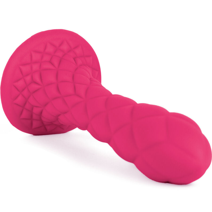 SILEXD - DRØMMENDE DILDO FANTASY FLYTENDE SILIKON TERMOREAKTIV FUCHSIA 18,5 CM