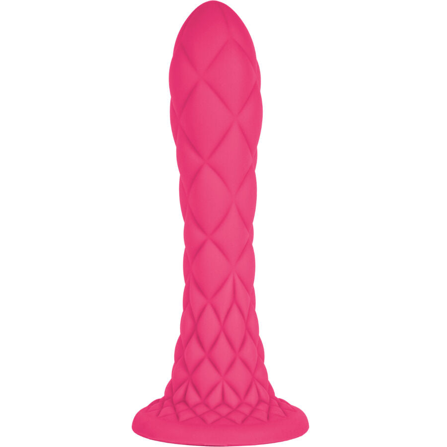 SILEXD - DRØMMENDE DILDO FANTASY FLYTENDE SILIKON TERMOREAKTIV FUCHSIA 18,5 CM