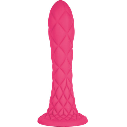 SILEXD - DRØMMENDE DILDO FANTASY FLYTENDE SILIKON TERMOREAKTIV FUCHSIA 18,5 CM
