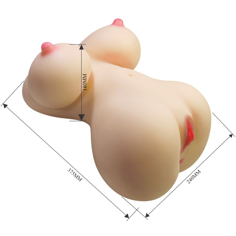 CRAZY BULL - FIONA REALISTIC FEMALE TORSO VAGINA AND ANAL 7.1 KG