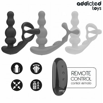ADDICTED TOYS - ROTATING PROSTATE MASSAGER REMOTE CONTROL