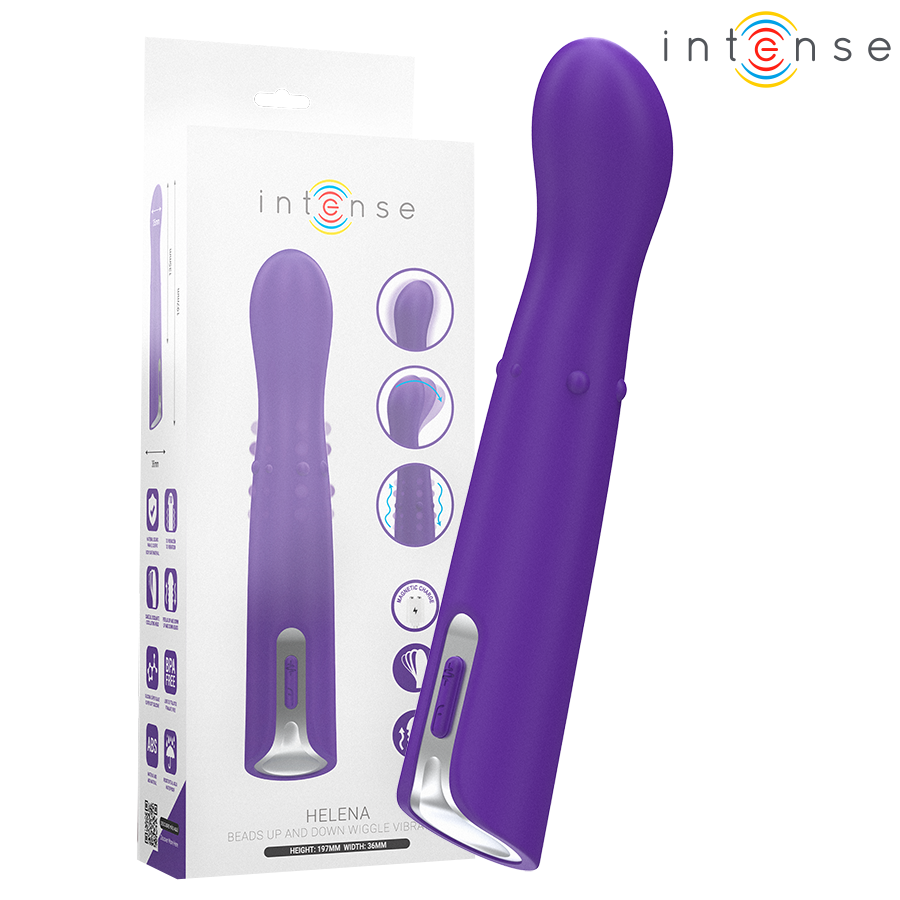 INTENS - HELENA BEADS OPP &amp; NED WIGGLE VIBRATOR 13,5 CM