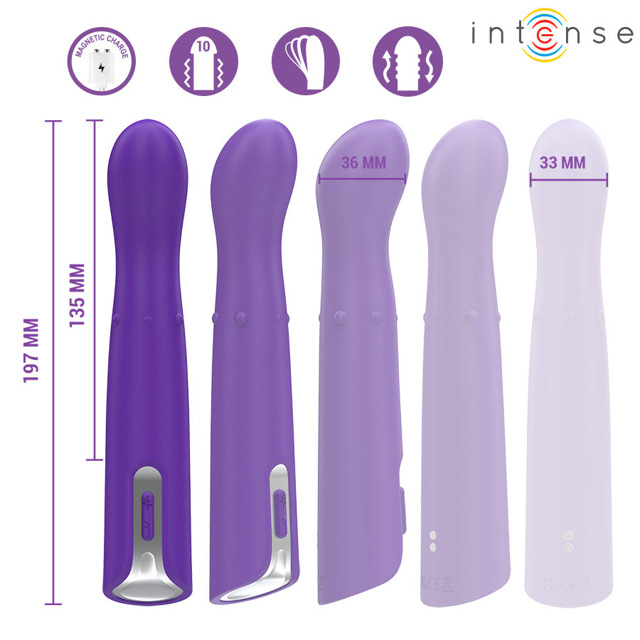 INTENS - HELENA BEADS OPP &amp; NED WIGGLE VIBRATOR 13,5 CM
