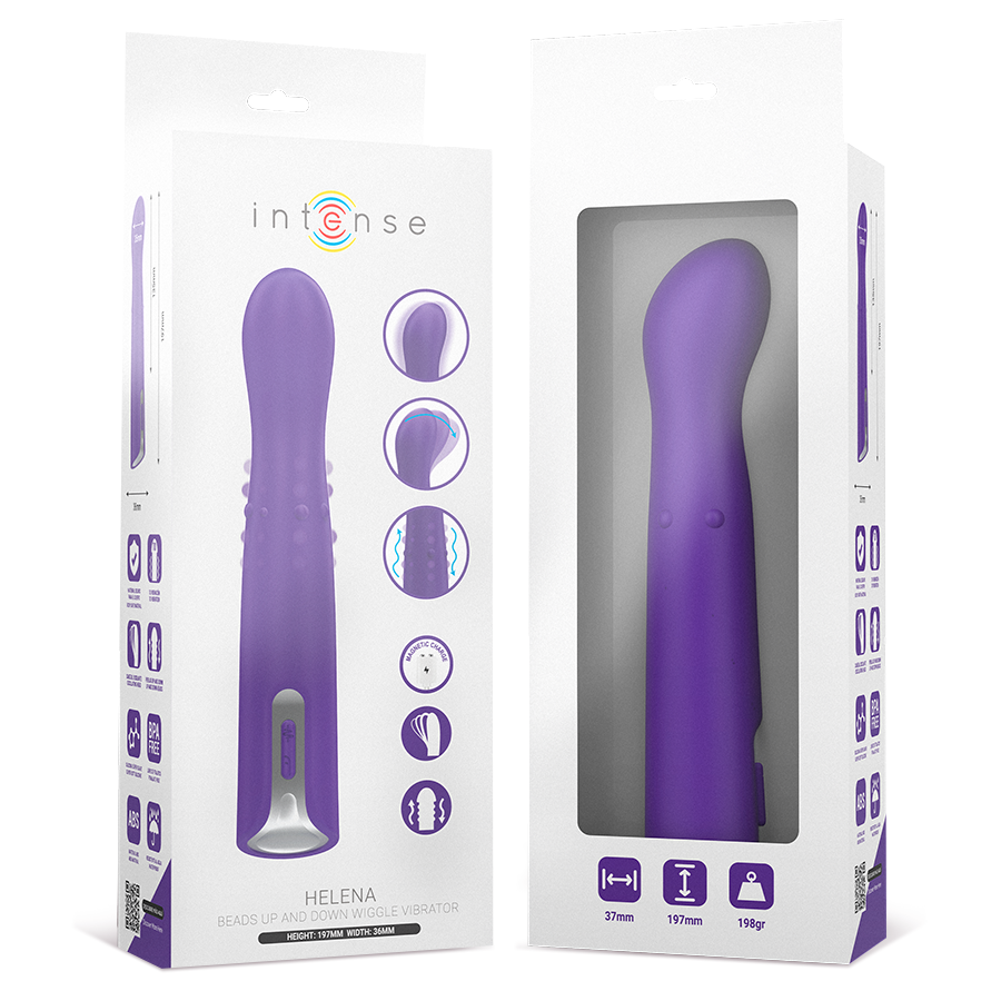 INTENS - HELENA BEADS OPP &amp; NED WIGGLE VIBRATOR 13,5 CM
