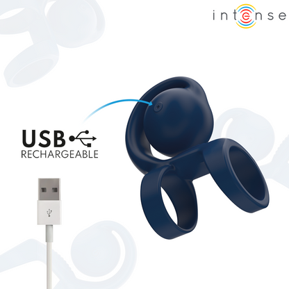 INTENSE - TYSON KULRING MED VIBRERENDE KULE Ø 3,2 CM