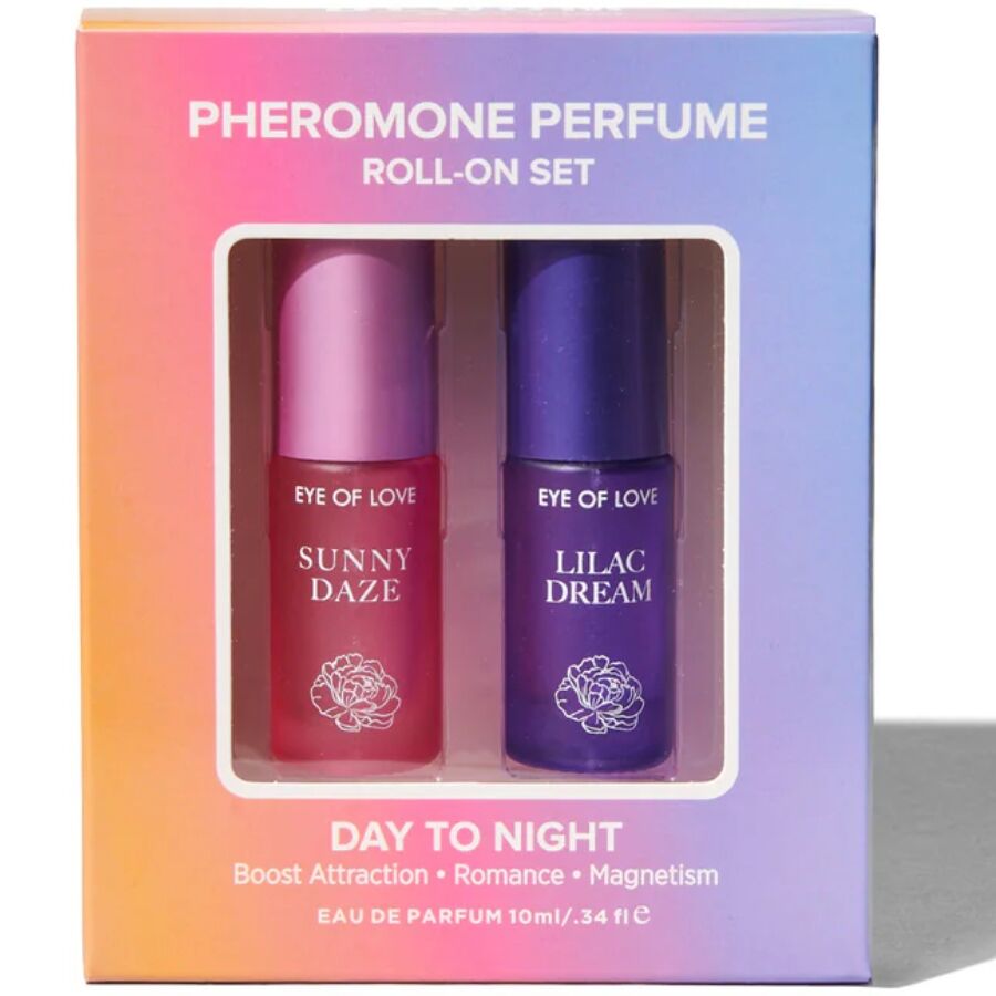 EYE OF LOVE - BLOOM DAG TIL NATT FEROMON ROLL-ON PARFYMESETT 2 X 5 ML