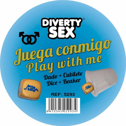 DIABLO PICANTE - GYLNE HARDE TERNINGER MED MENNEPOSISJONER OG KUBE