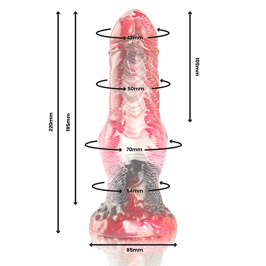 EPISK - HELIOS DILDO MED TESTIKLEVARME OG EKSTASE