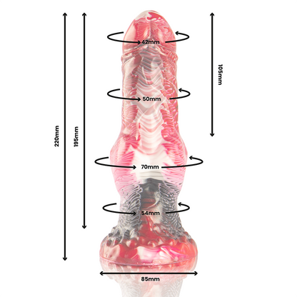 EPISK - HELIOS DILDO MED TESTIKLEVARME OG EKSTASE