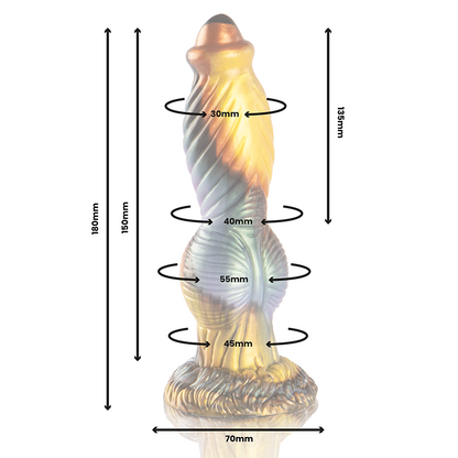 EPIC - PHOENIX DILDO GJENOPPLEVELSEN AV NYTELSE OPPLADBAR FJERNKONTROLL