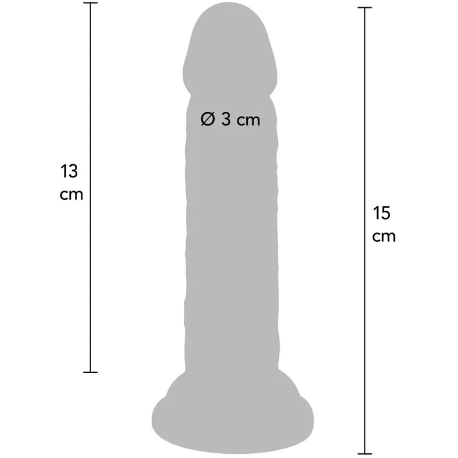 BLI VIRKELIG - DELUXE REALISTISK PENIS 15 CM