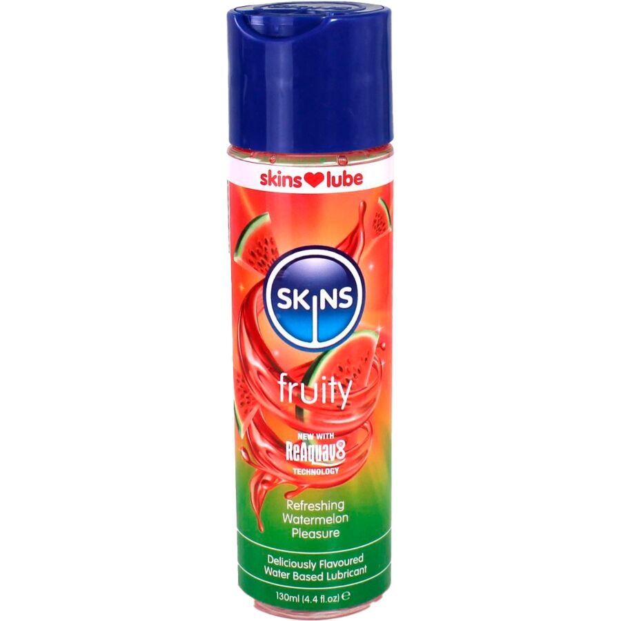SKINS - FRUKTIG VANNBASERT GLIDEMIDDEL VANNMELON 130 ML