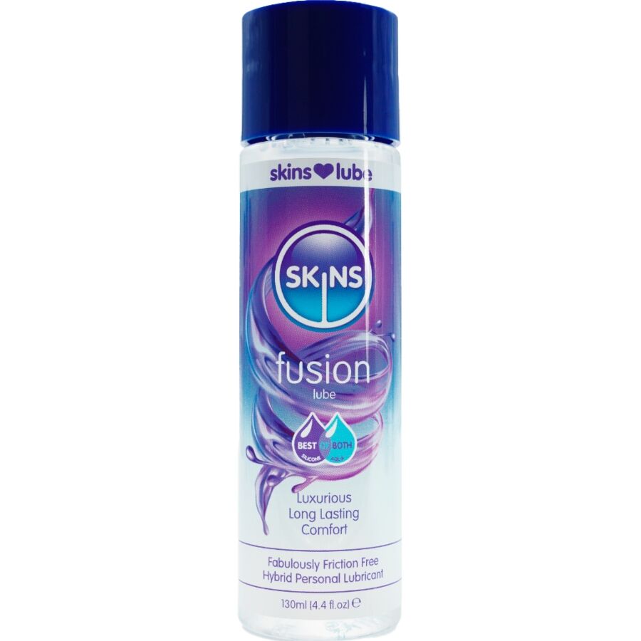 SKINS - FUSION HYBRID VANN- OG SILIKONBASERT GLIDEMIDDEL 130 ML