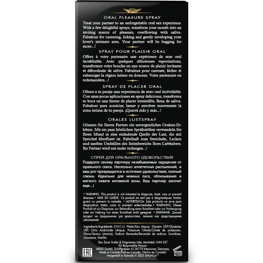 SHUNGA - WAVES PLEASURE SPRAY FORFØRENDE MUNNSPRAY VANNMELON 20 ML