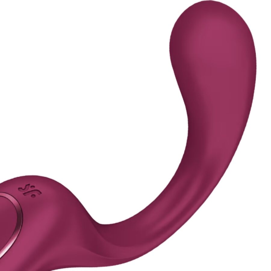 SATISFYER - G FOR GODDESS 2 KANINVIBRATORFLASKE BORDEAUX