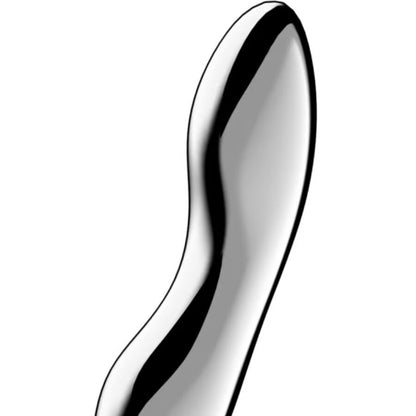 SATISFYER - COSMIC CREST 2 STAINLESS STEEL DOUBLE-ENDED DILDO