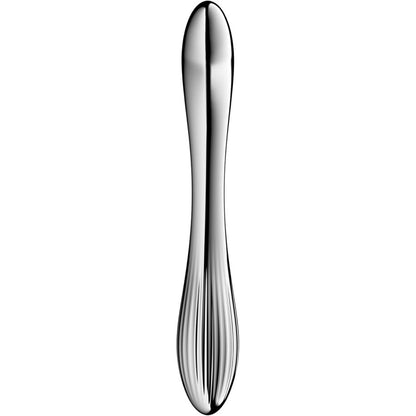 SATISFYER - PURE GRAVITY 1 DOBBELTENDET DILDO I RUSTFRITT STÅL
