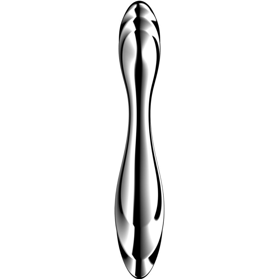 SATISFYER - PURE GRAVITY 2 DOBBELTENDET DILDO I RUSTFRITT STÅL