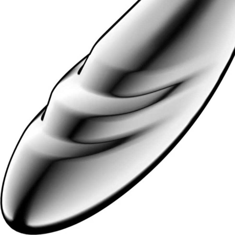 SATISFYER - PURE GRAVITY 3 DILDO I RUSTFRITT STÅL MED DOBBEL ENDER