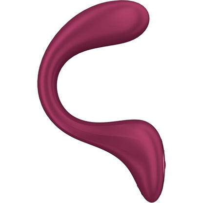 SATISFYER - G FOR GODDESS 2 KANINVIBRATORFLASKE BORDEAUX