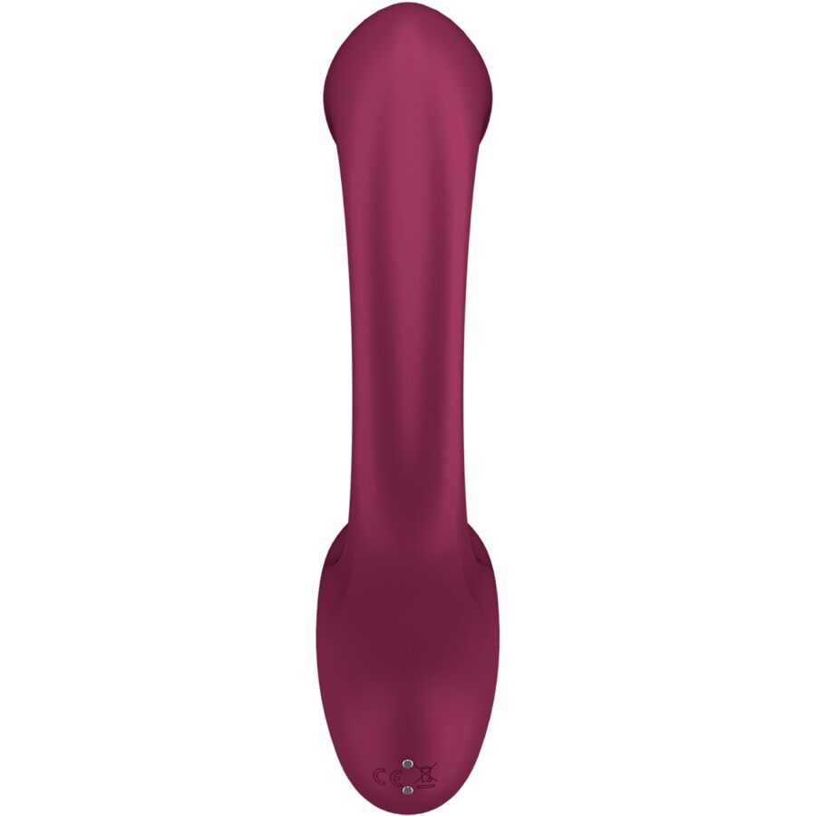 SATISFYER - G FOR GODDESS 2 KANINVIBRATORFLASKE BORDEAUX