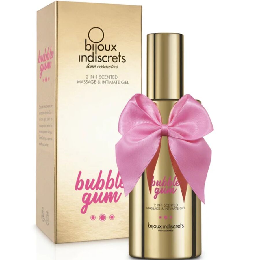 BIJOUX - TYGGEGUMMI 2·I·1 DUFTENDE MASSASJE- OG INTIMGEL 100 ML
