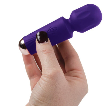 ROCKS-OFF - MINI RECHARGEABLE WAND 16 FUNCTIONS VIOLET DREAM