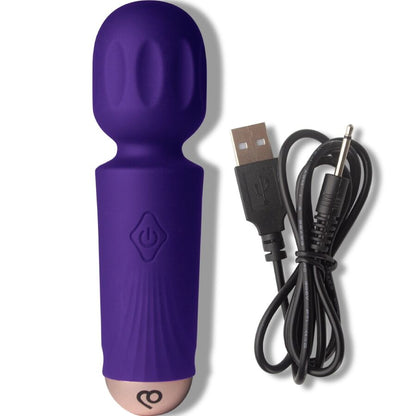 ROCKS-OFF - MINI RECHARGEABLE WAND 16 FUNCTIONS VIOLET DREAM