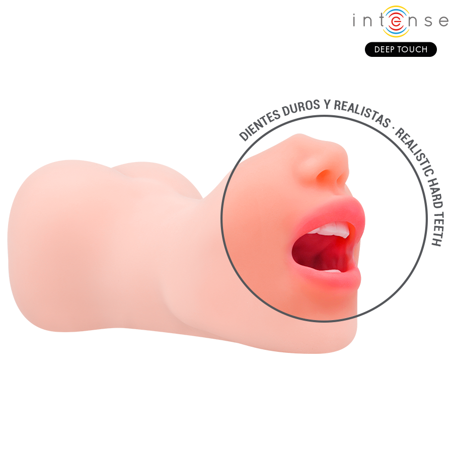 INTENSE DEEP TOUCH - RILEY DOUBLE MOUTH & VAGINA MASTURBATOR