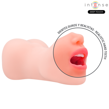 INTENSE DEEP TOUCH - RILEY DOUBLE MOUTH & VAGINA MASTURBATOR