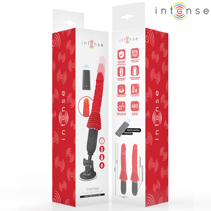 INTENS - CYNTHIA FJERNKONTROLLERT SKYVVIBRATOR MED VARME