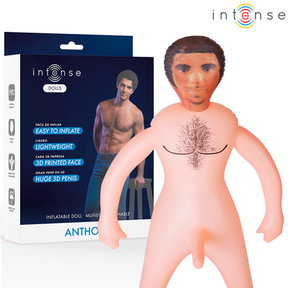 INTENSE DOLLS - ANTHONY OPPLÅSBAR DUKK MED 3D-PENIS