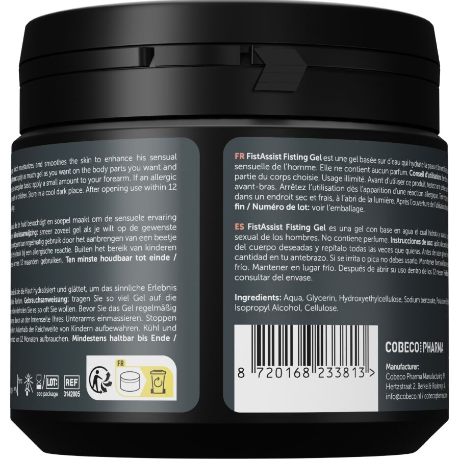 COBECO - FIST ASSIST FISTING GEL EKSTRA TYKK VANNBASERT 500 ML