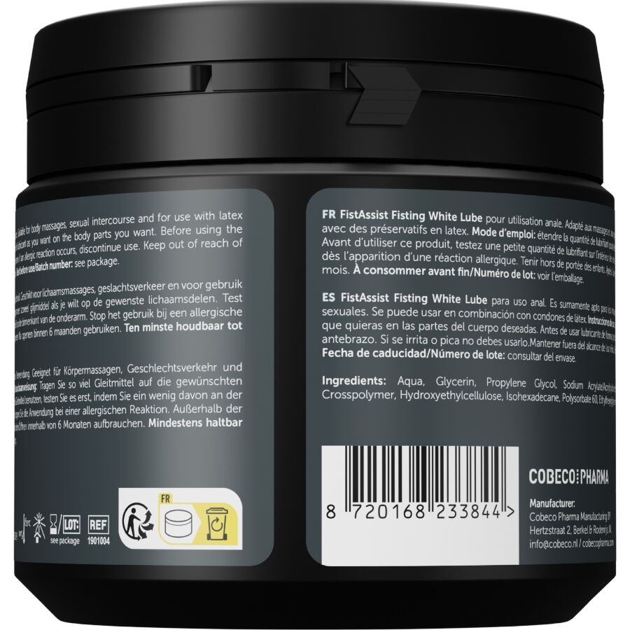 COBECO - FIST ASSIST WHITE LUBE EXTRA-THICK 500 ML