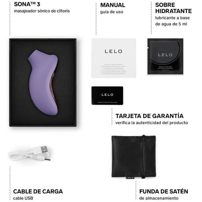LELO - SONA 3 SONISK KLITORALMASSERINGSAPPARAT VIOLET DUSK