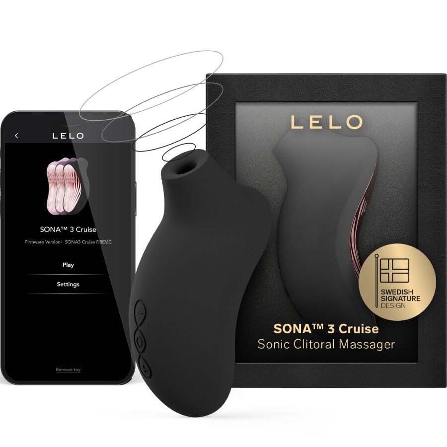 LELO - SONA 3 CRUISE SONIC KLITORALMASSERINGSAPPARAT SVART