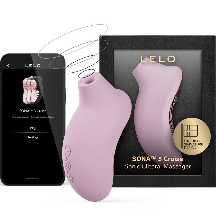 LELO - SONA 3 CRUISE SONIC CLITORAL MASSAGER SOFT PINK