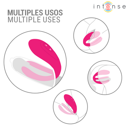INTENS - JULIA DOBBELVIBRATORKLEMME STIMULATOR FJERNKONTROLL