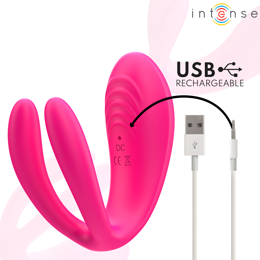 INTENS - JULIA DOBBELVIBRATORKLEMME STIMULATOR FJERNKONTROLL