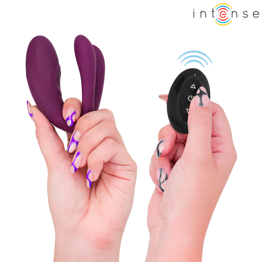INTENS - SANDRA TAPPING OG VIBRASJONSKLEMMESTIMULATOR FJERNKONTROLL