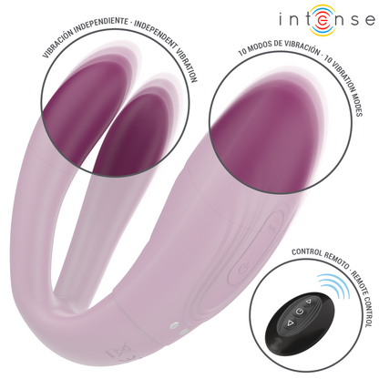 INTENS - SANDRA TAPPING OG VIBRASJONSKLEMMESTIMULATOR FJERNKONTROLL