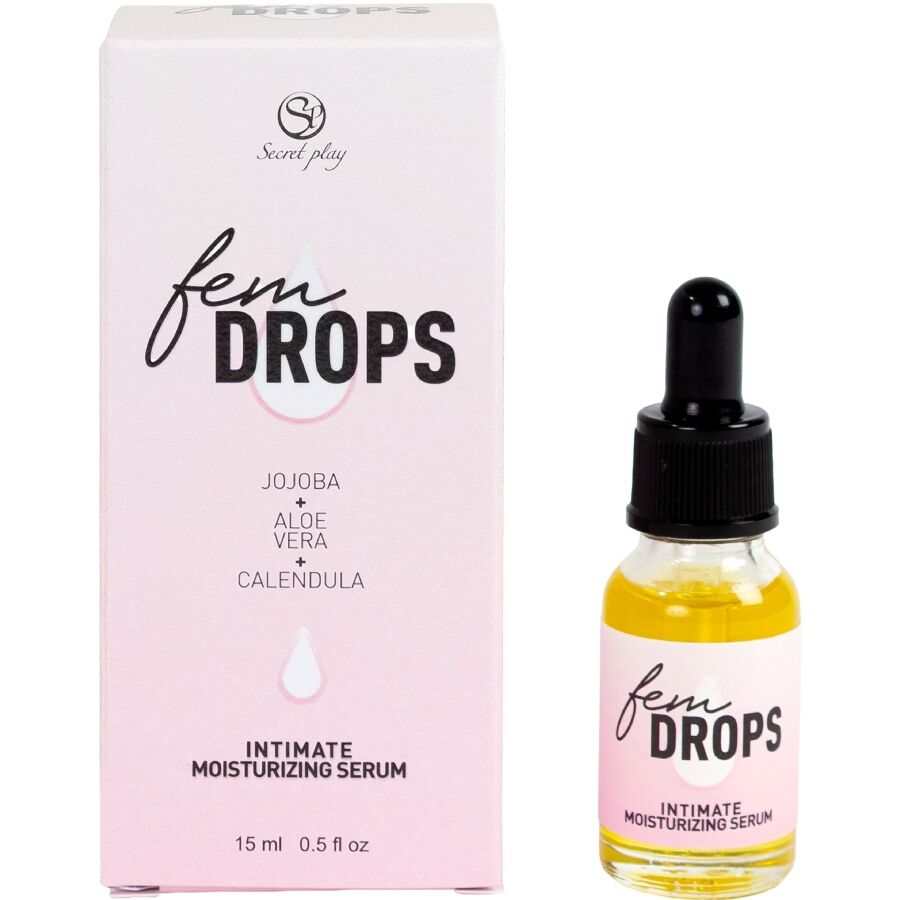 SECRETPLAY - FEM DROPS INTIM FUKTIGHETSGIVENDE SERUM 15 ML