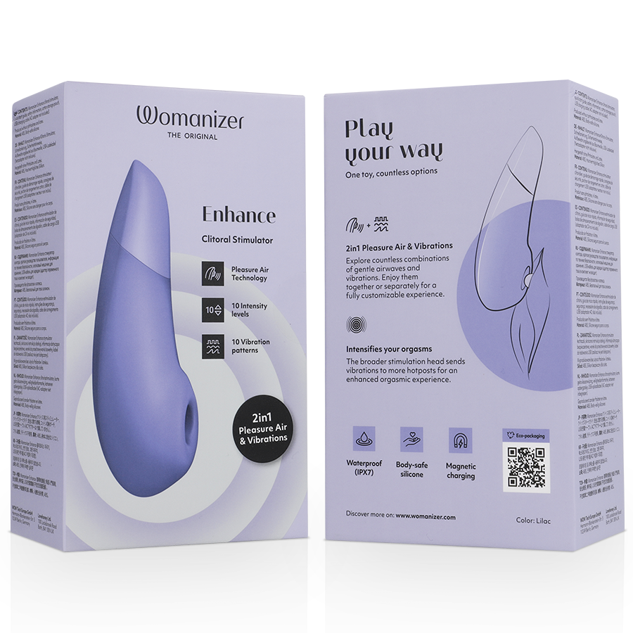 WOMANIZER - FORSTERKER KLITORISTIMULATOR LILA