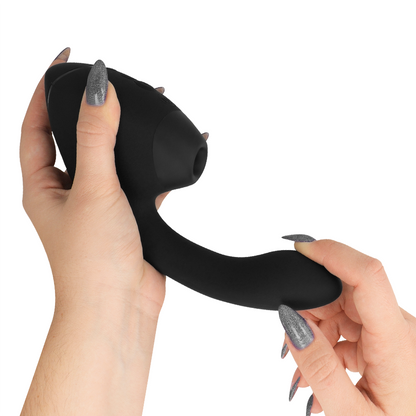 WOMANIZER - DUO NEXT DUAL CLITORAL & G-SPOT STIMULATOR BLACK